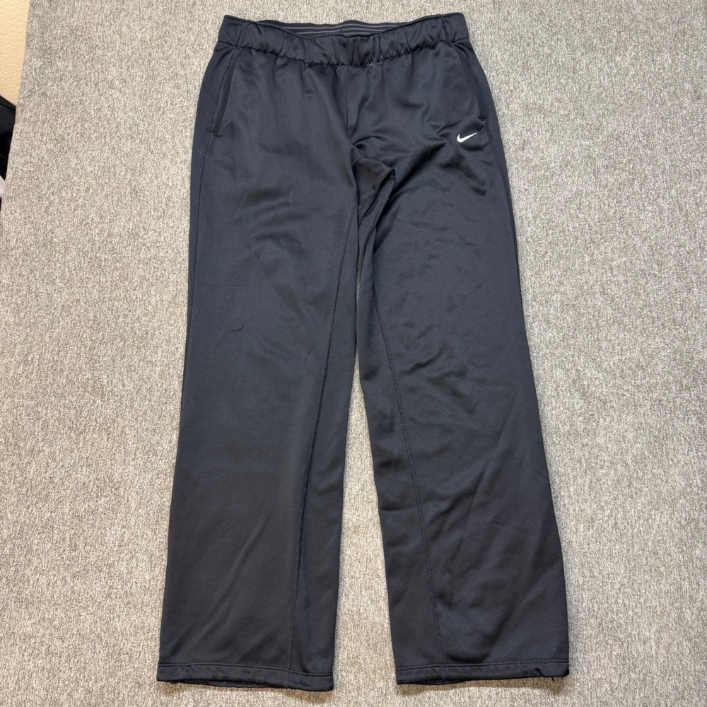 Nike Mens Therma-FIT Fleece Training Pants Black 684987-010 Medium